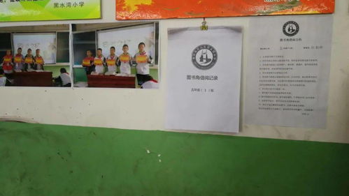 黑水湾小学 最美图书角，书香满校园